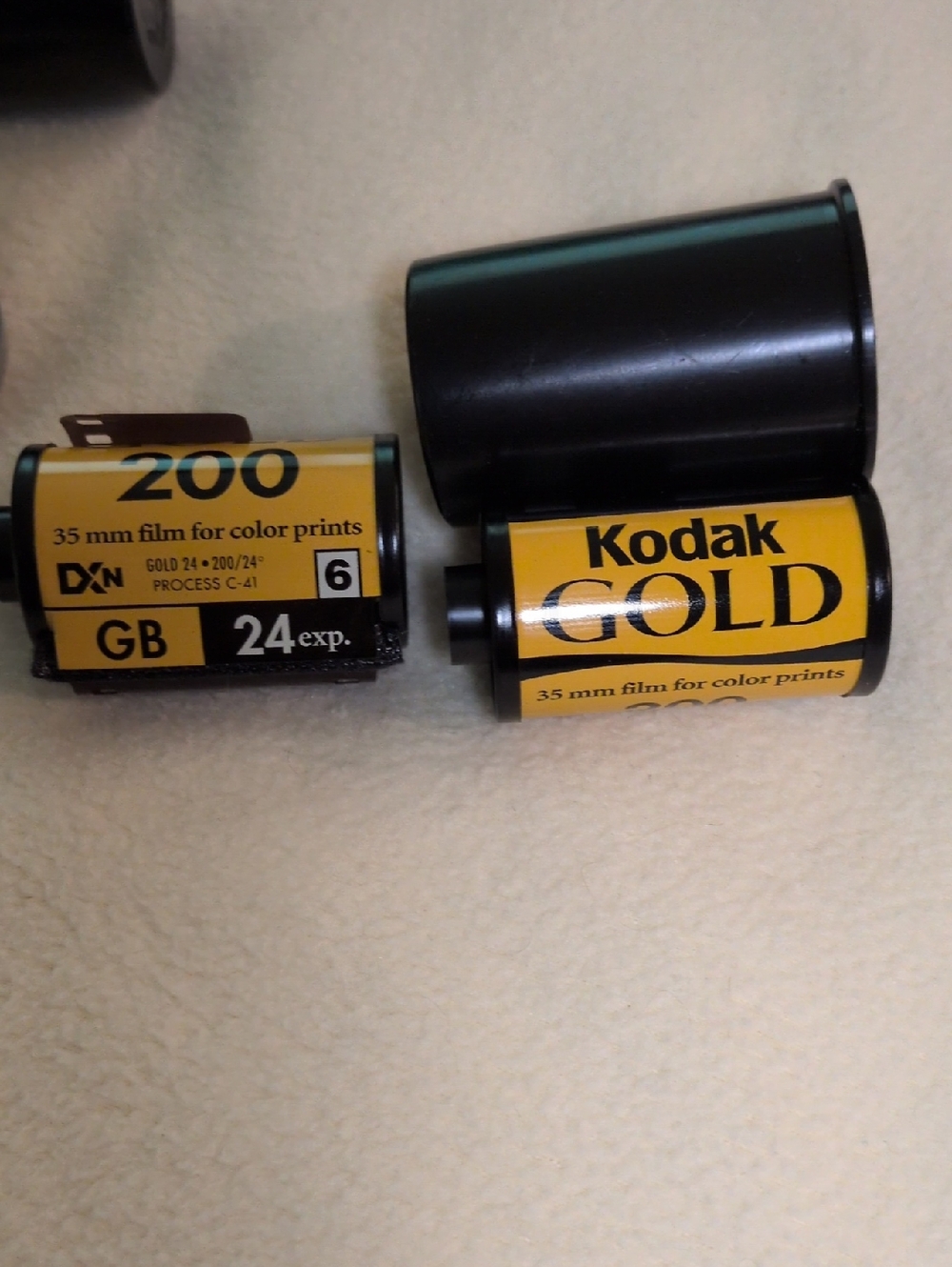 expired kodak gold 200 film for color prints.